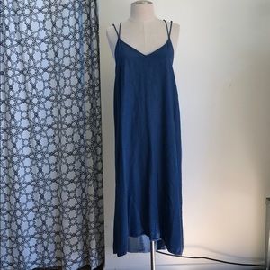 Gap Tencel Denim Strappy Back Dress MED